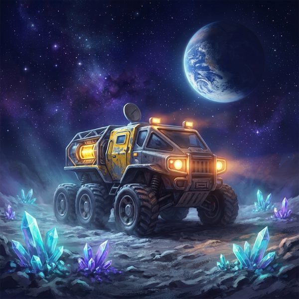Regolith Crawler — Lunar Vehicles #0025